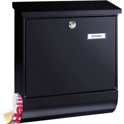 Burg Wächter 31460 VARIO 8672 S Letterbox Steel plate Black Key