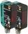 Two rectangular, green-black sensors by Pepperl+Fuchs with multiple inspection seals and technical labelling for industrial applications.