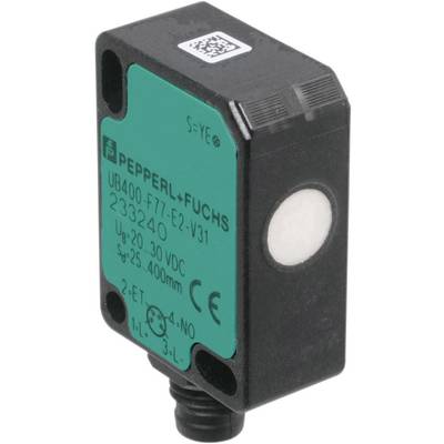 Pepperl+Fuchs UB100-F77-E3-V31 Ultrasonic retroreflective sensor UB100-F77-E3-V31   PNP NC  1 pc(s)