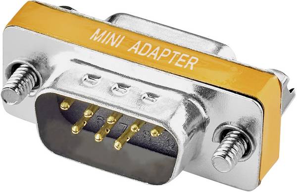 Renkforce Series Adapter [1x D-SUB socket 9-pin - 1x D-SUB plug 8-pin]  Orange