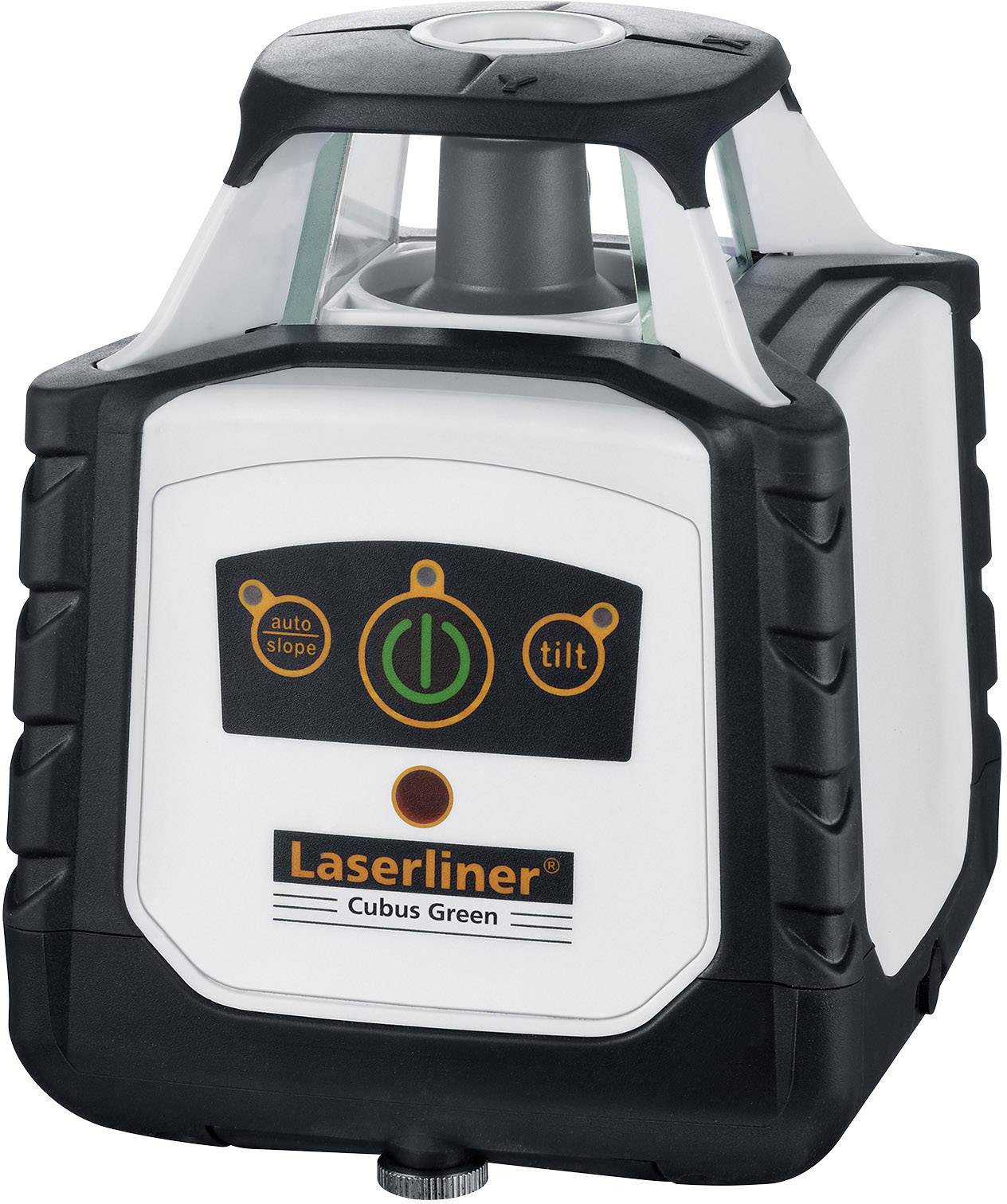 Laserliner Cubus Green 110 360-degree laser Incl. laser receiver, Self-levelling Range (max.): 100 m Calibrated to: Manufacturers standards (no certificate)