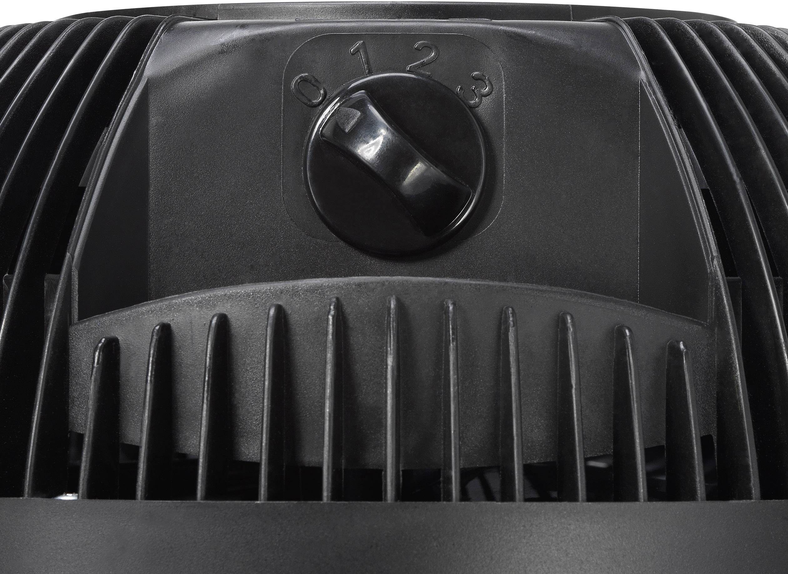 Basetech AF-20A Desk fan 30 W (Ø x H) 18 cm x 26 cm Black-6