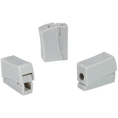HellermannTyton 148-90022 HECL-1/1-PA66-GY Lamp terminal flexible: 0.5-  fixed: 0.75-  Number of pins (num): 2 1 pc(s) G