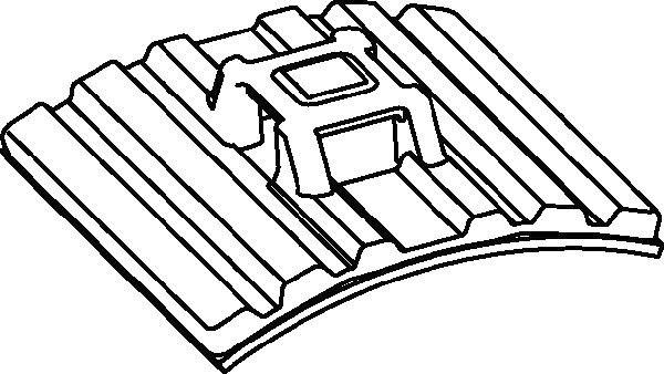 HellermannTyton FMB4APT-I-PA66HS-WH Cable mount Self-adhesive 151-01528 flexible base, 4x thread White 1 pc(s)-4