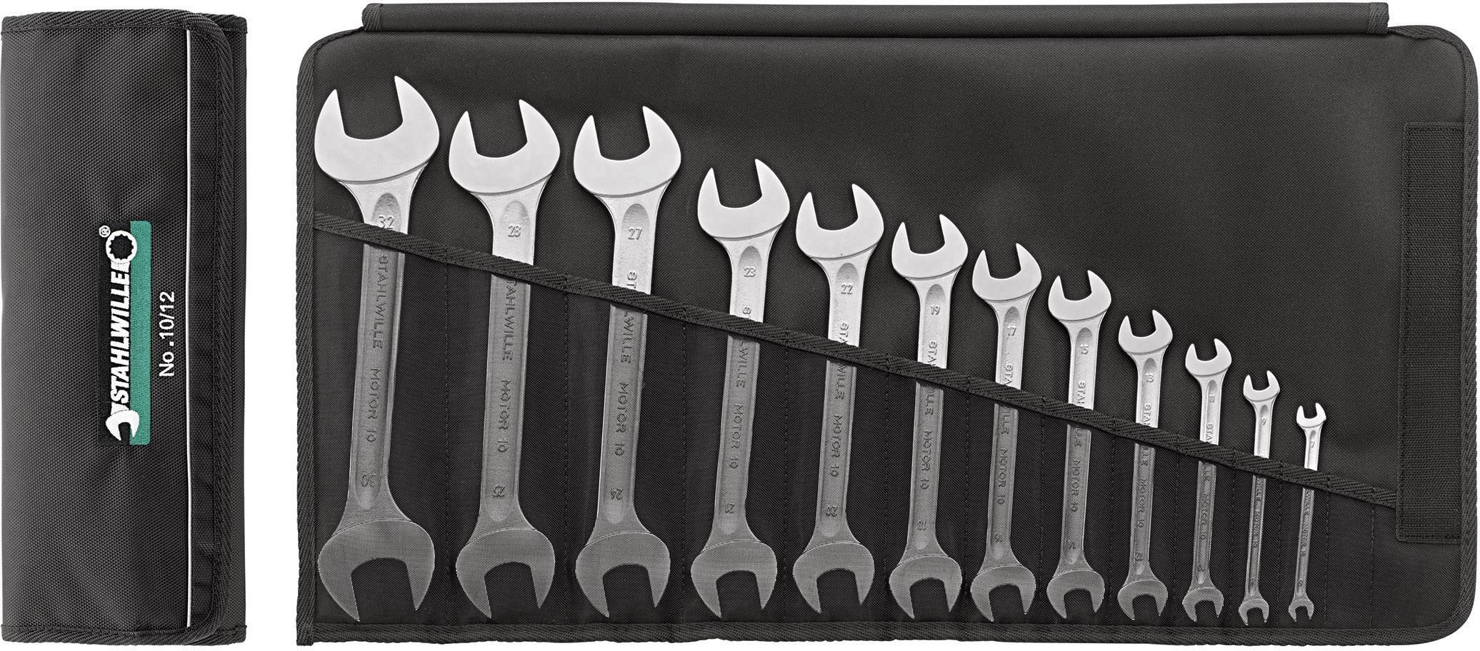 Stahlwille 96400307 10/10 Double-ended open ring spanner set 10-piece Spanner size (metric) 6 - 32 mm