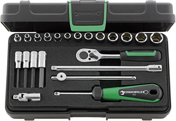 Stahlwille 40/44/17/5 KN Bit set 1/4" (6.3 mm) 22-piece 96011113