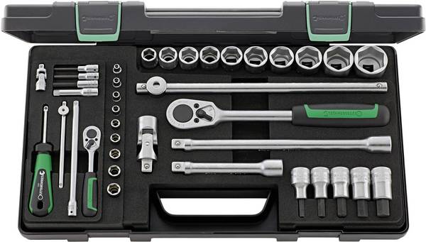 Stahlwille 40/52/27/11 KN Bit set 1/4" (6.3 mm), 1/2" (12.5 mm) 38-piece 96011160