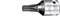 A silver Torx bit driver, used for tightening or loosening Torx screws, on a white background.