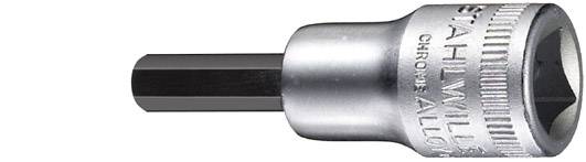 'Stahlwille Hexagonal Bit Socket with 10 mm Spanner Size and Chrome Alloy.'