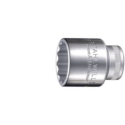Metal nut with 'Stahlwille' inscription, showing knurling for improved grip.