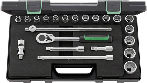Stahlwille 50/16/6 KN Bit set 1/2" (12.5 mm) 22-piece 96031447