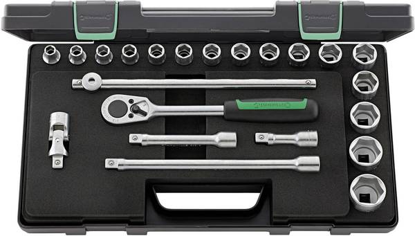 Stahlwille 52/16/6 KN Bit set 1/2" (12.5 mm) 22-piece 96031448