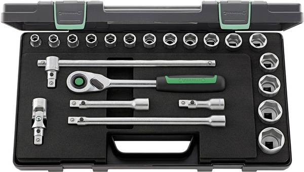 Stahlwille 52/16/6QR KN Bit set 1/2" (12.5 mm) 22-piece 96031480