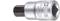 Metallic multi-toothed socket, cylindrical with an integrated multi-tooth profile and embossed labelling on the side.