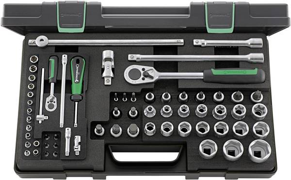 Stahlwille 86TX KN Bit set 1/4" (6.3 mm), 1/2" (12.5 mm) 63-piece 96013702