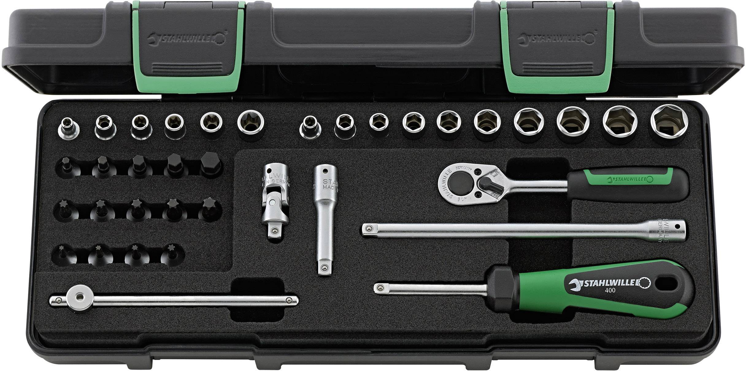 Stahlwille 88TX KN Bit set 1/4 (6.3 mm) 36-piece 98819801