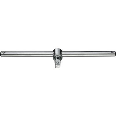 A T-shaped metal spanner with handles on both sides and a socket insert in the centre.