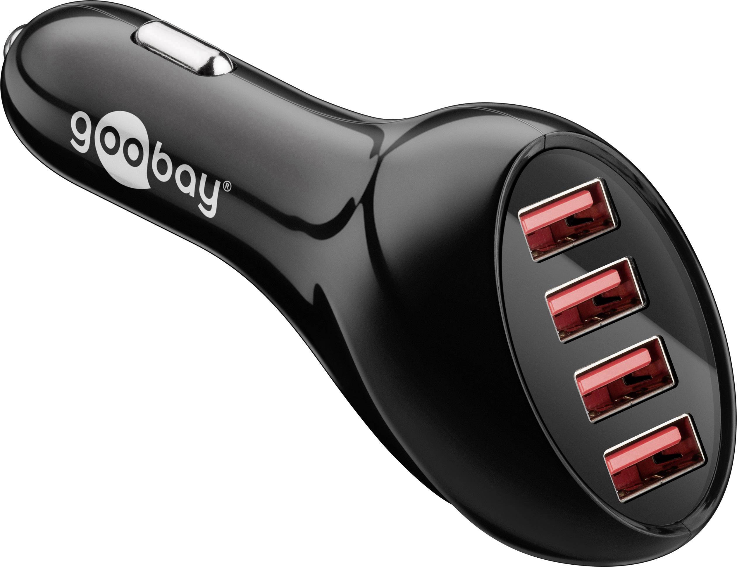 Goobay 71818 71818 USB charger Car, HGV Max. output current 10 A 4 x