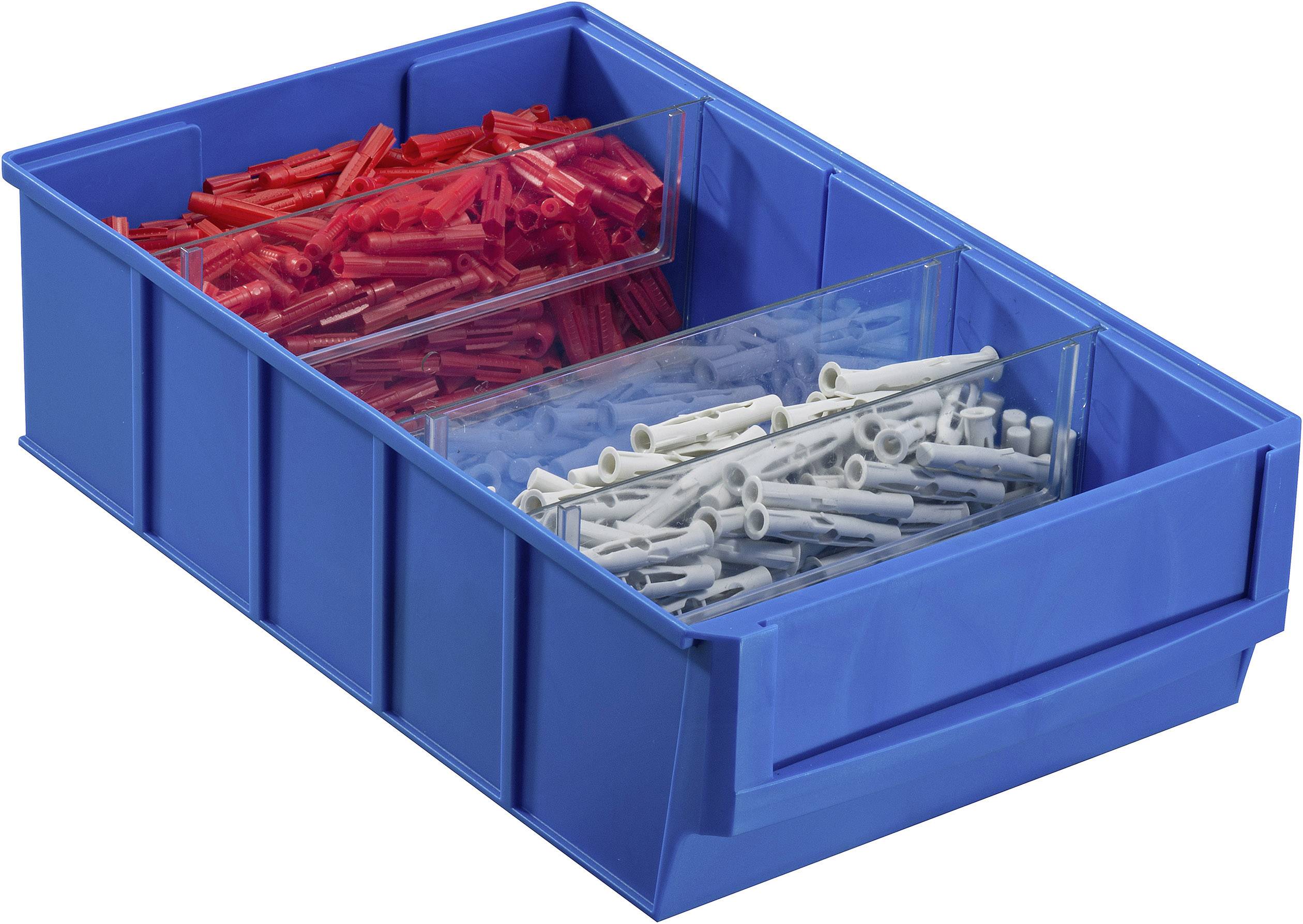 Allit 456530 Storage bin (L x W x H) 300 x 185 x 81 mm Blue 1 pc(s)