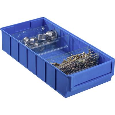   Allit  456550    Storage bin      (L x W x H) 185 x 400 x 81 mm  Blue  1 pc(s)