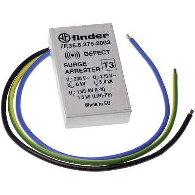 Finder 7P.36.8.275.2003 7P.36.8.275.2003 Surge protection (built-in)  Surge protection for: Junction box 3 kA  1 pc(s)