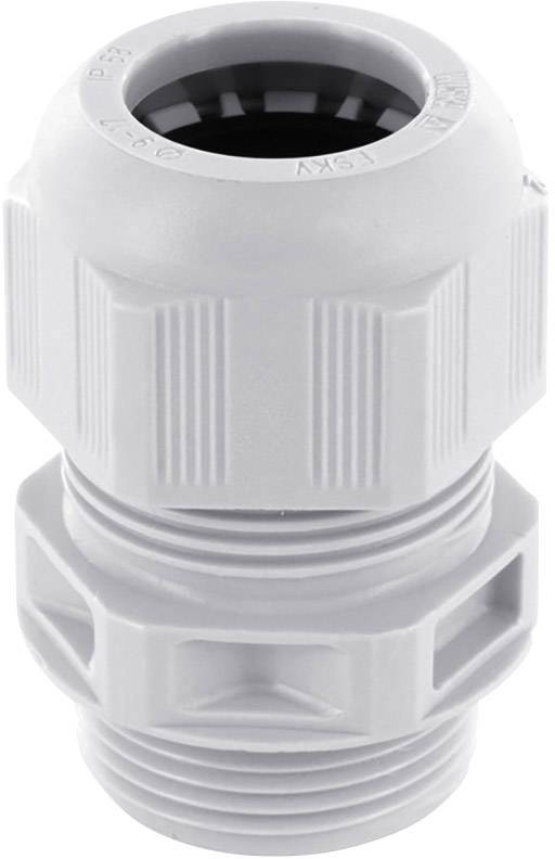 KVS1GR Cable gland screw fixing M12 M12 Polyamide Grey 1 pc(s)