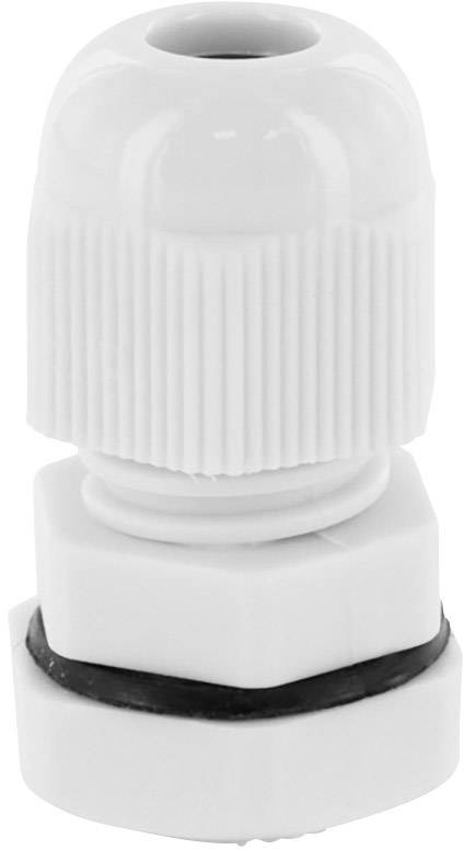 KVM2M Cable gland screw fixing, with locknut M16 x 1.5 M16 x 1.5 Polyamide Grey 1 pc(s)