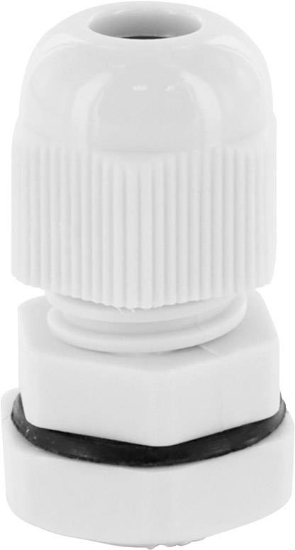 KVM1PG Cable gland screw fixing, with locknut PG7 PG7 Polyamide Grey 1 pc(s)