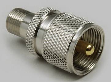 BKL Electronic 0406033 UHF adapter UHF plug - F socket 1 pc(s)-0