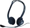 Logitech PC 960 On-ear headset Corded (1075100) Stereo Black Microphone noise cancelling Volume control, Microphone mute PC