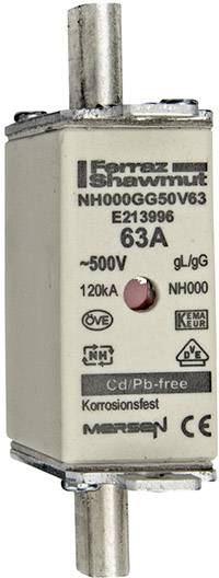 Mersen 1B655.000000 NH fuse Fuse size = 000 63 A 500 V 1 pc(s)
