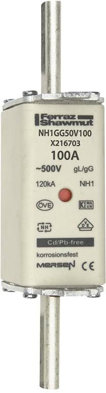 Mersen 1B163.000000 NH fuse Fuse size = 1 100 A 500 V 1 pc(s)