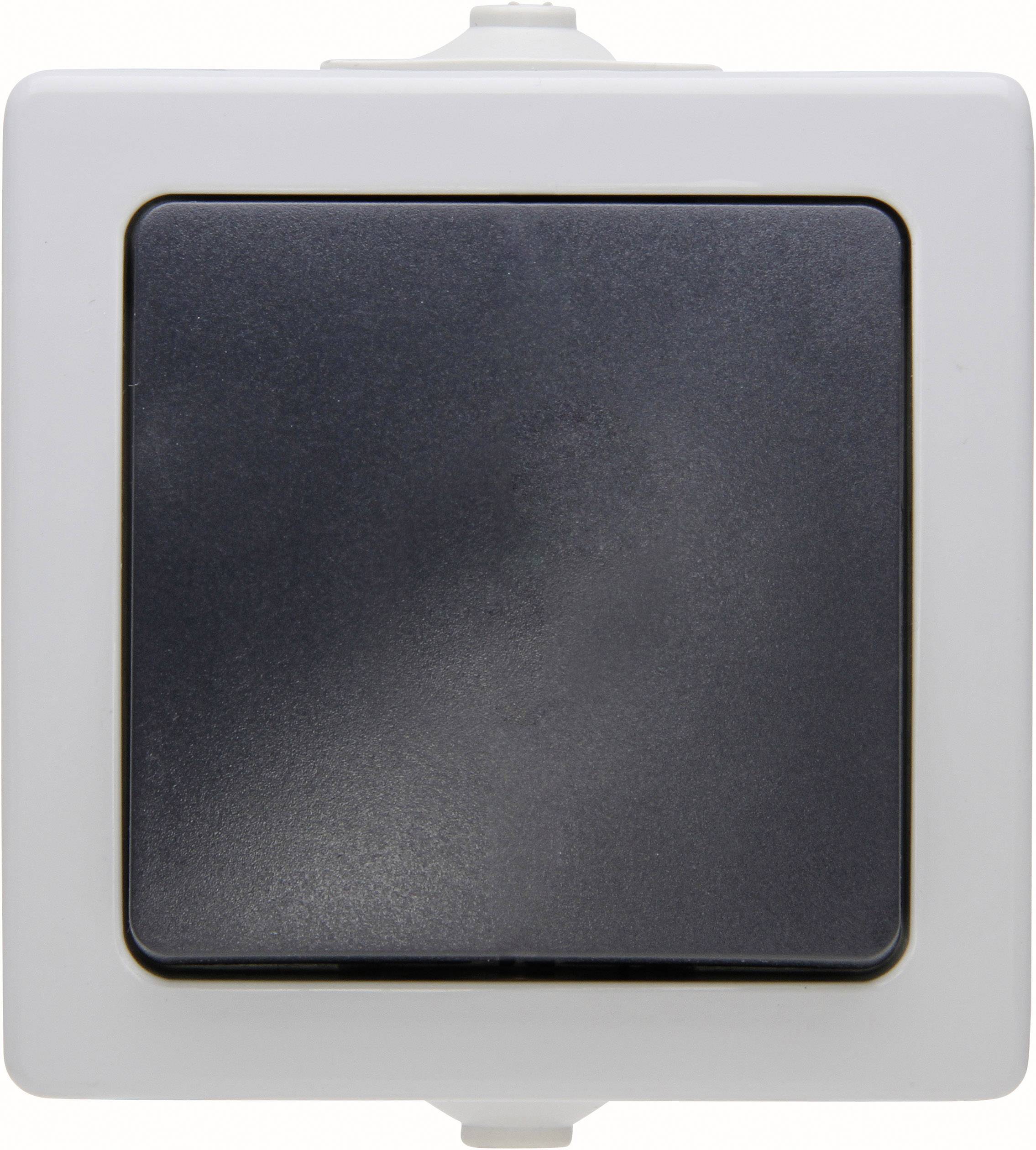 Kopp 565756004 Wet room switch product range Cross-switch Nautic Grey 1 pc(s)