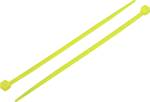 TRU COMPONENTS 93038c406 Cable tie 100 mm 2.50 mm Yellow Luminiscent 100 pc(s)