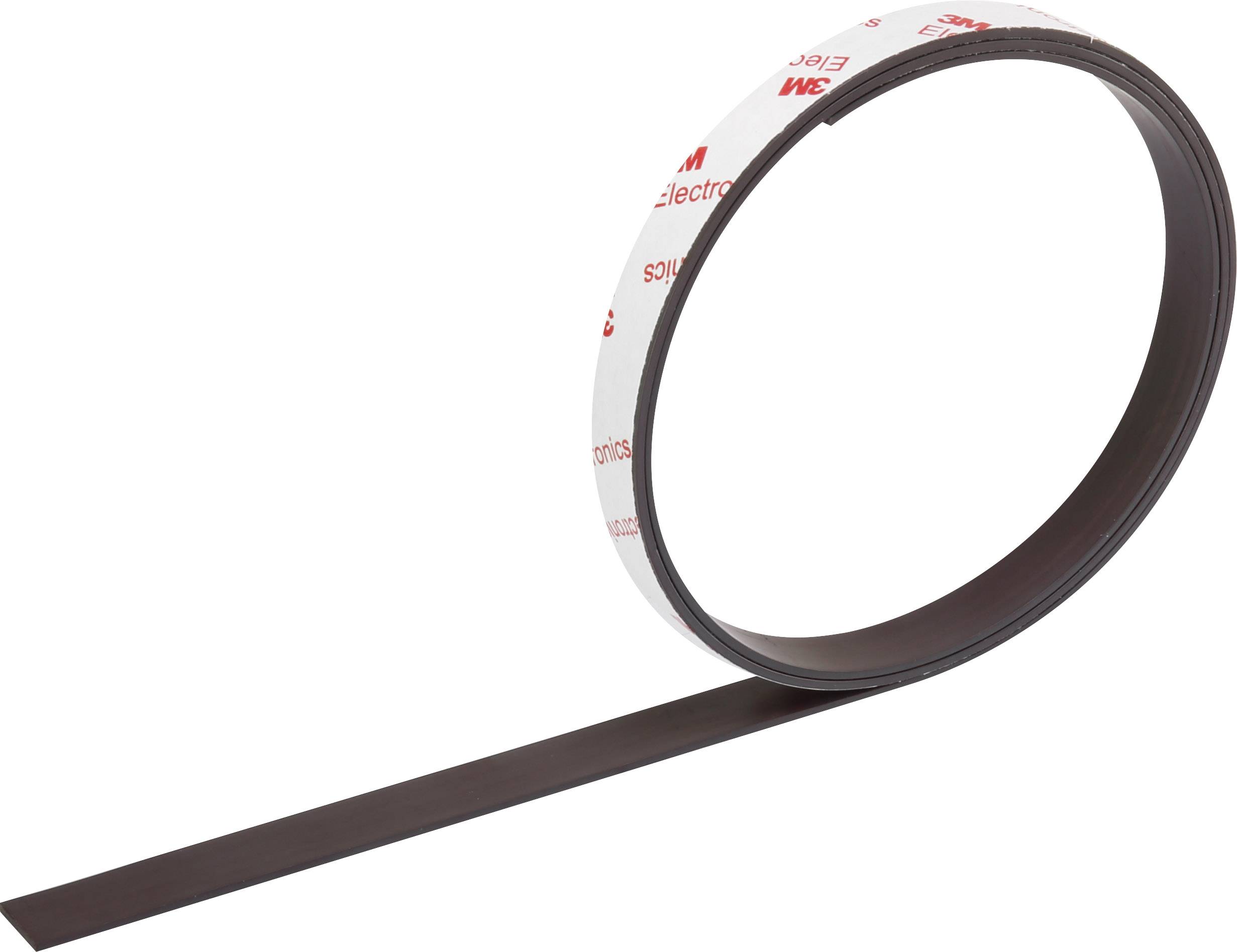 TOOLCRAFT 92013c158 Magnetic tape Anthracite (L x W) 1 m x 12.5 mm 1 pc(s)