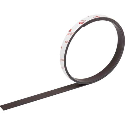 TOOLCRAFT  92013c158 Magnetic tape  Anthracite (L x W) 1 m x 12.5 mm 1 pc(s)
