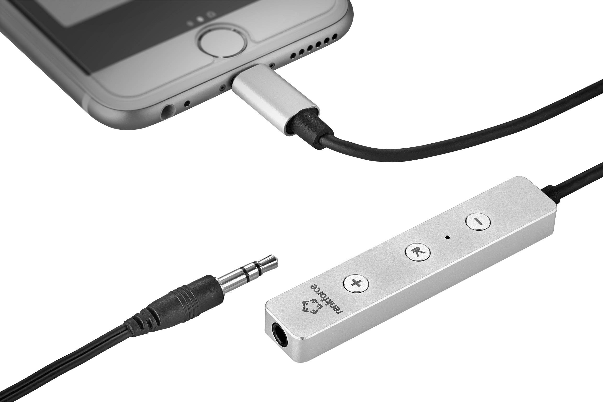 Renkforce iPhone/iPad/iPod Audio cable [1x Apple Dock lightning plug