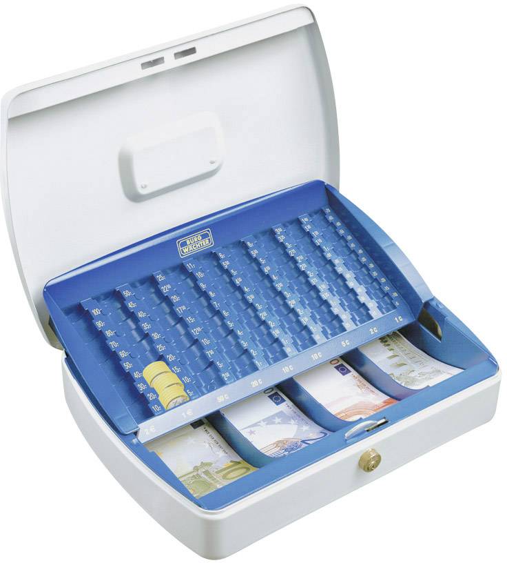Burg Waechter ZK 2307 EURO Cash box (W x H x D) 330 x 75 x 235 mm White