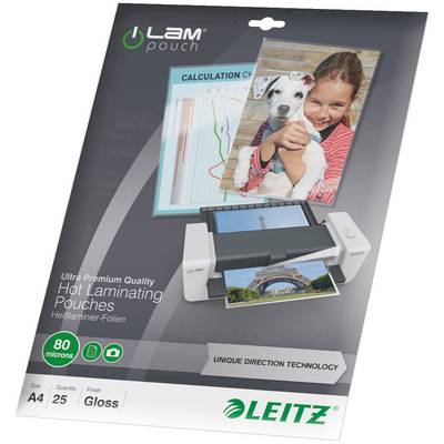 Leitz Laminate sheet A4 80 micron glossy  25 pc(s)