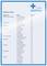 'Trinity Hospital Telephone Directory'. Table with departments, doctors' names, and direct dial numbers. Main departments are Emergency, Anaesthesia, Cardiology, Intensive Care, Gastroenterology, Neurology, Oncology, Orthopaedics, ENT, Urology.