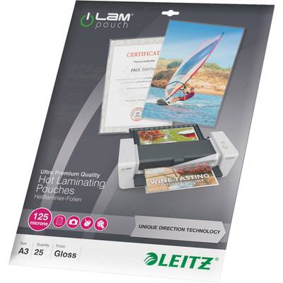 Leitz Laminate sheet A3 125 micron glossy  25 pc(s)