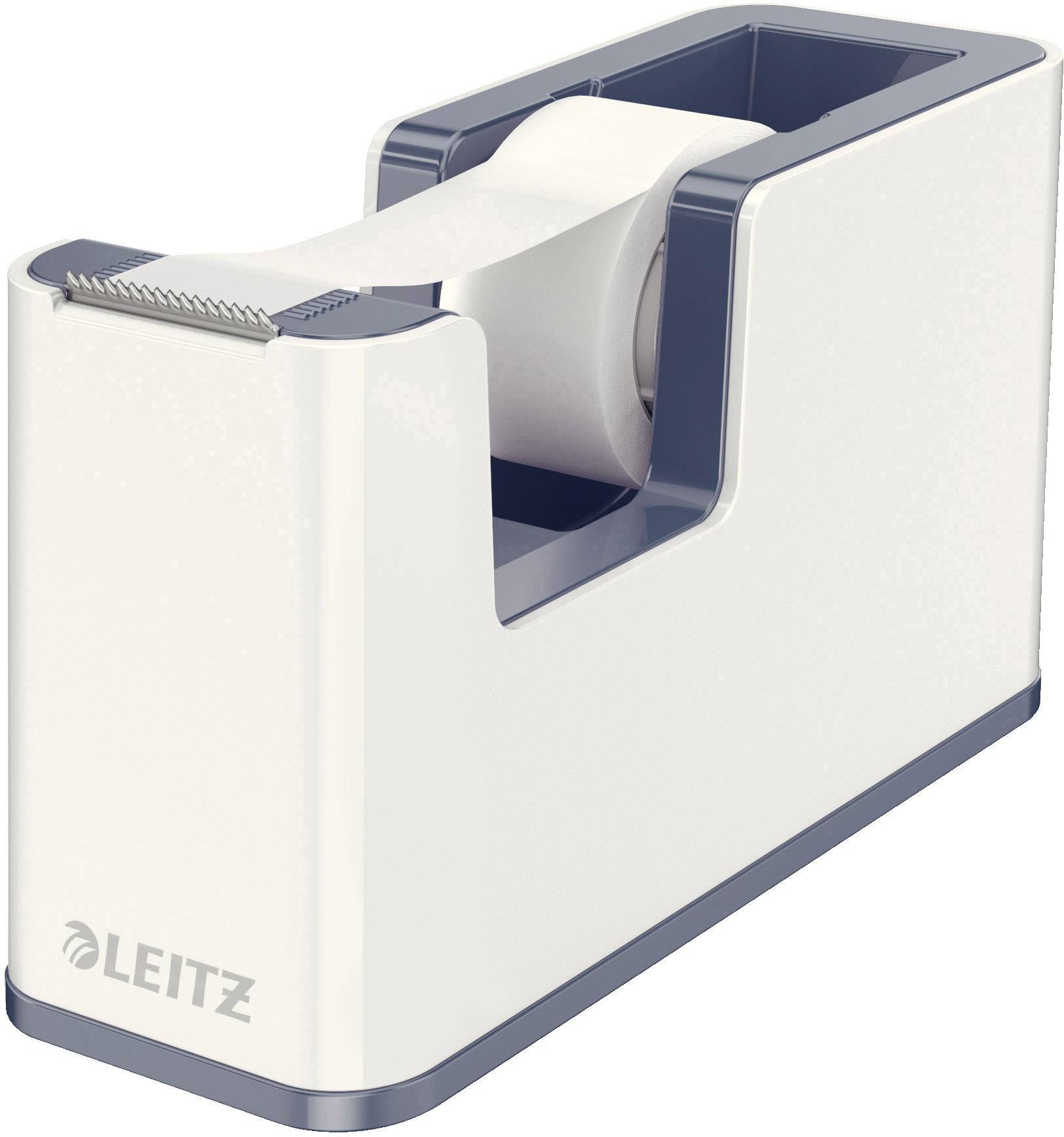 Leitz Tape dispenser WOW Duo Colour White, Grey Barrel width (max.): 19 mm Length (max.) 33 m