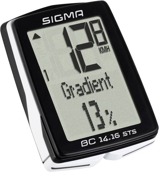 Sigma BC 14.16 ALTI STS CAD Bike computer (cordless) Coded transmission