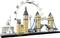 LEGO Model featuring London Landmarks: Big Ben, Tower Bridge, London Eye and other buildings, depicted in miniature.