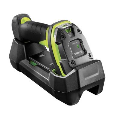 Zebra LI3678-SR Barcode scanner Bluetooth® 1D Imager Black, Green Hand-held Bluetooth, USB