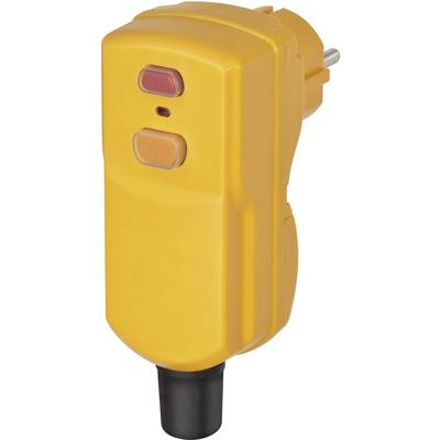 Brennenstuhl 1290670 Safety in-line socket  PRCD 230 V Yellow IP55
