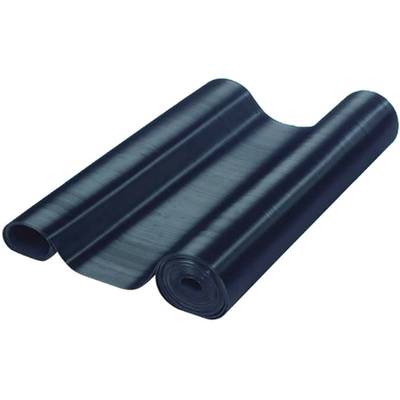 Adam Hall Fine-grooved mat Rubber Black 8000 mm Content: 8 m
