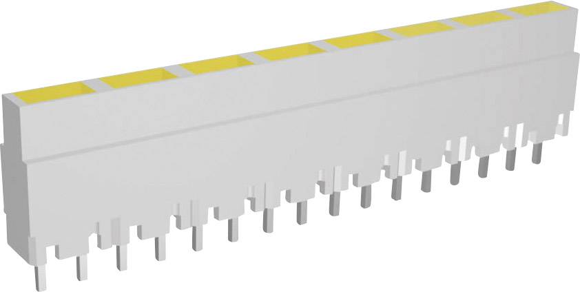 Signal Construct ZALW 081 LED linear array 8x Yellow (L x W x H) 40.8 x 3.7 x 9 mm