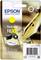 Epson 16XL yellow ink cartridge packaging with product image, 'EXCEED YOUR VISION' slogan, and compatible printer model numbers.