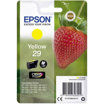 Epson Ink T2984, 29 Original  Yellow C13T29844012
